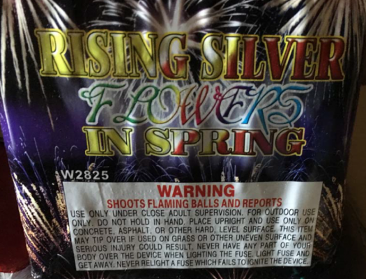 GS Fireworks Recalls Fireworks Due to Violation of Federal